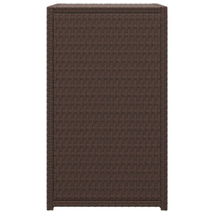 Tavolino a C Marrone 40x35x60 cm in Polyrattancod mxl 126845