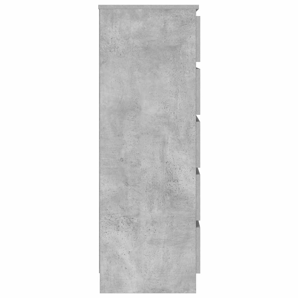 Cassettiera Grigio Cemento 60x36x103 cm in Legno Multistrato 823020