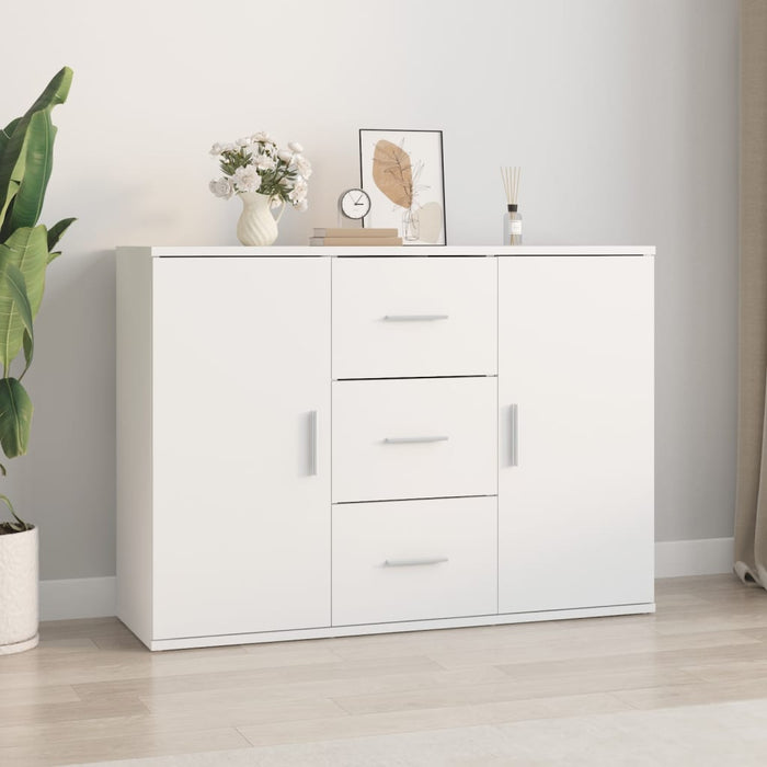 Credenza Bianca 91x29,5x65 cm in Legno Multistratocod mxl 78343