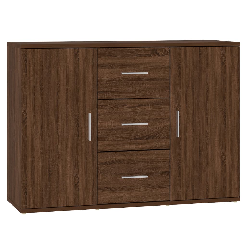 Credenza Rovere Marrone 91x29,5x65 cm in Legno Multistratocod mxl 80310