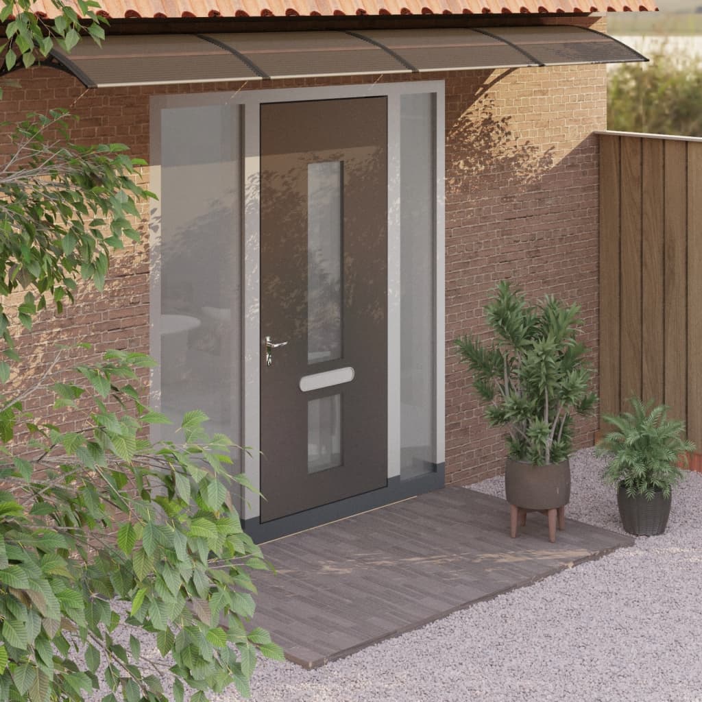 Tettoia per Porta Nera 350x100 cm in Policarbonatocod mxl 104461