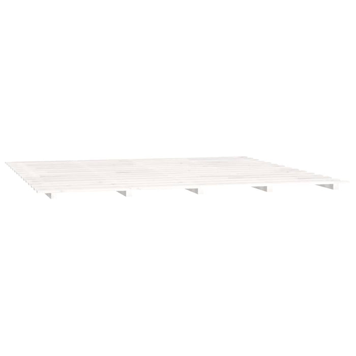 Giroletto Bianco 200x200 cm in Legno Massello di Pino cod mxl 64319