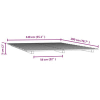 Giroletto 140x200 cm in Legno Massello di Pino cod mxl 58843