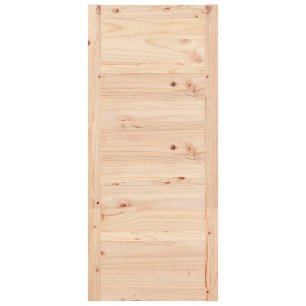 Porta del Granaio 90x1,8x204,5 cm in Legno Massello di Pino cod mxl 65886