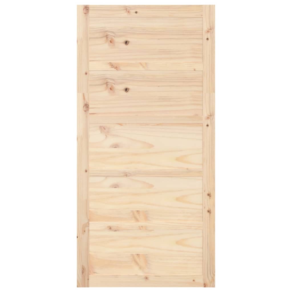 Porta del Granaio 100x1,8x204,5 cm in Legno Massello di Pino cod mxl 65883