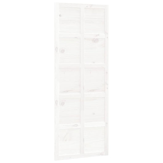 Porta del Granaio Bianca 80x1,8x214 cm Legno Massello di Pino cod mxl 63508