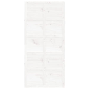 Porta del Granaio Bianca 100x1,8x214 cm Legno Massello di Pino cod mxl 68101