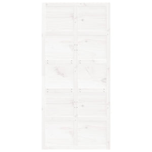 Porta del Granaio Bianca 100x1,8x214 cm Legno Massello di Pino cod mxl 68101