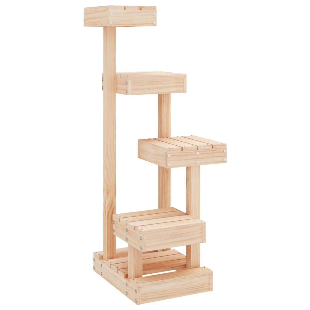 Albero per Gatti 45,5x49x103 cm in Legno Massello di Pino cod mxl 79450