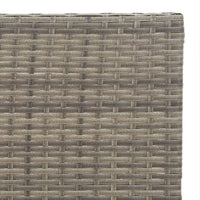 Set Pieghevole da Bistrò 3 pz Grigio in Polyrattan 319991