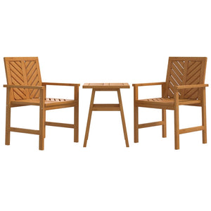 Set da Salotto da Giardino 3 pz in Legno Massello di Acaciacod mxl 104339