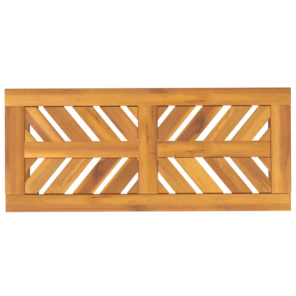 Panca da Giardino 80 cm in Legno Massello di Acacia 362236