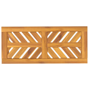 Panca da Giardino 80 cm in Legno Massello di Acacia 362236