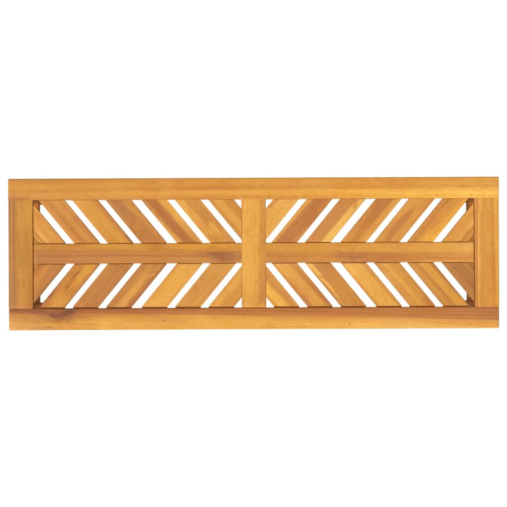 Panca da Giardino 110 cm in Legno Massello di Acacia 362237