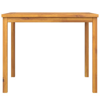 Tavolo da Pranzo da Giardino 90x90x74 cm Legno Massello Acaciacod mxl 129345