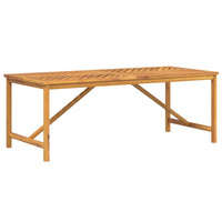 Tavolo da Pranzo da Giardino 200x90x74 cm Legno Massello Acacia 362242