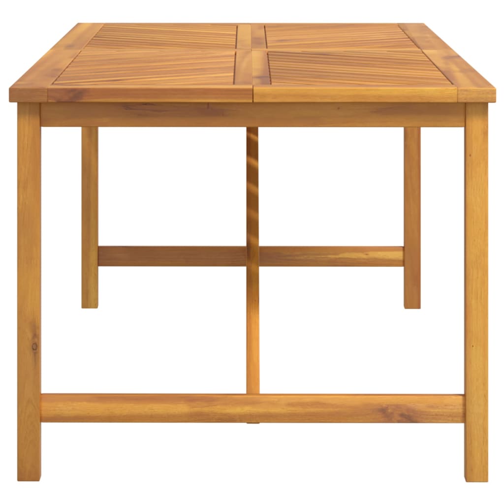 Tavolo da Pranzo da Giardino 200x90x74 cm Legno Massello Acacia 362242