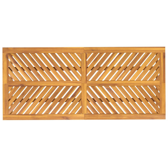 Tavolo da Pranzo da Giardino 200x90x74 cm Legno Massello Acacia 362242