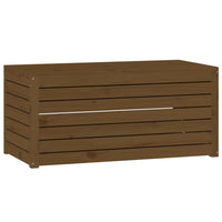 Contenitore Giardino Miele 101x50,5x46,5 cm Legno Massello Pino 823951