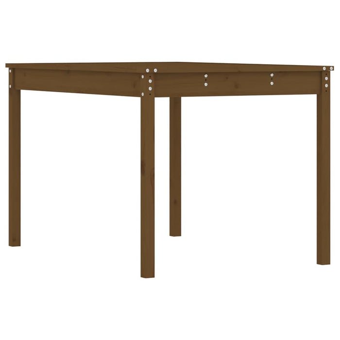 Tavolo da Giardino Miele 121x82,5x76 cm Legno Massello di Pino 823972