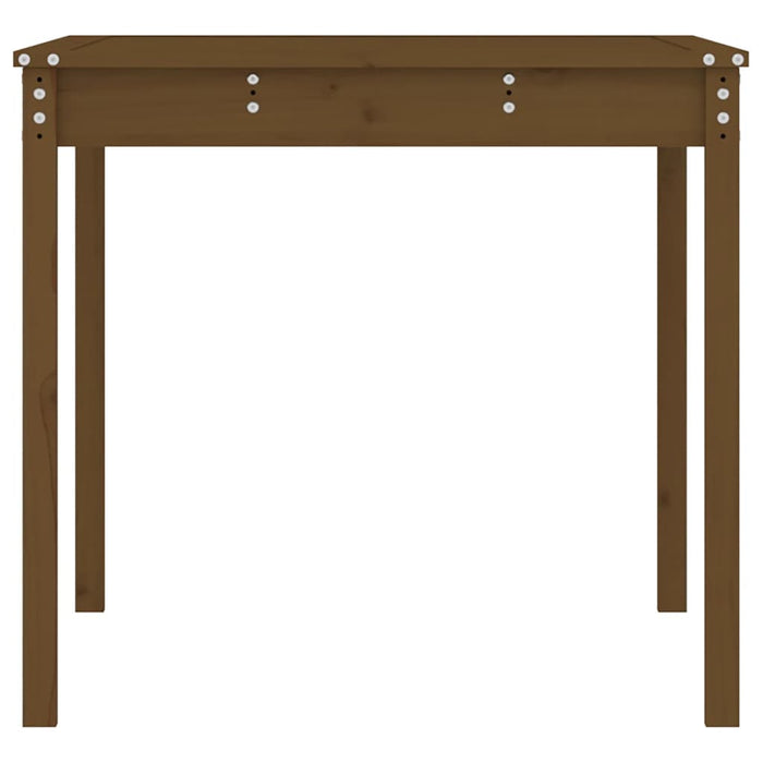 Tavolo da Giardino Miele 121x82,5x76 cm Legno Massello di Pino 823972