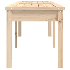 Panca da Giardino 2 Posti 159,5x44x45 cm Legno Massello di Pino 824011