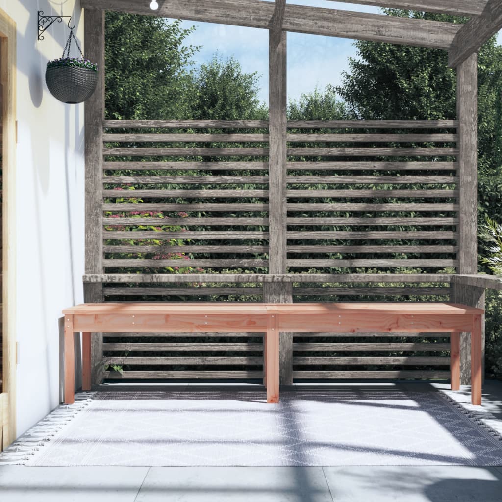 Panca da Giardino 2 Posti 203,5x44x45 cm Legno Massello Douglas 824023