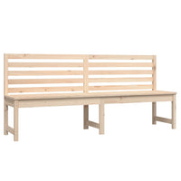 Panca da Giardino 201,5 cm in Legno Massello di Pino 824046