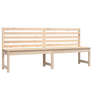 Panca da Giardino 201,5 cm in Legno Massello di Pino 824046