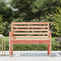 Panca da Giardino 109x48x91,5 cm in Legno Massello di Douglas 824065