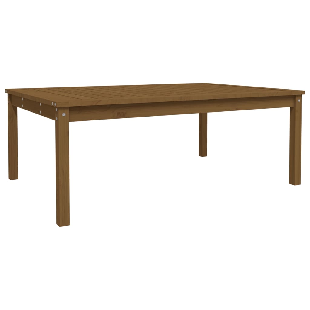 Tavolo da Giardino Ambra 121x82,5x45 cm Legno Massello di Pino 824130