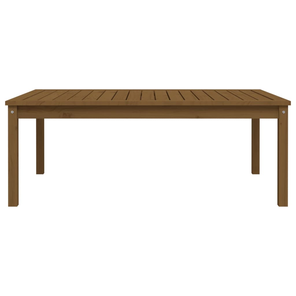 Tavolo da Giardino Ambra 121x82,5x45 cm Legno Massello di Pino 824130