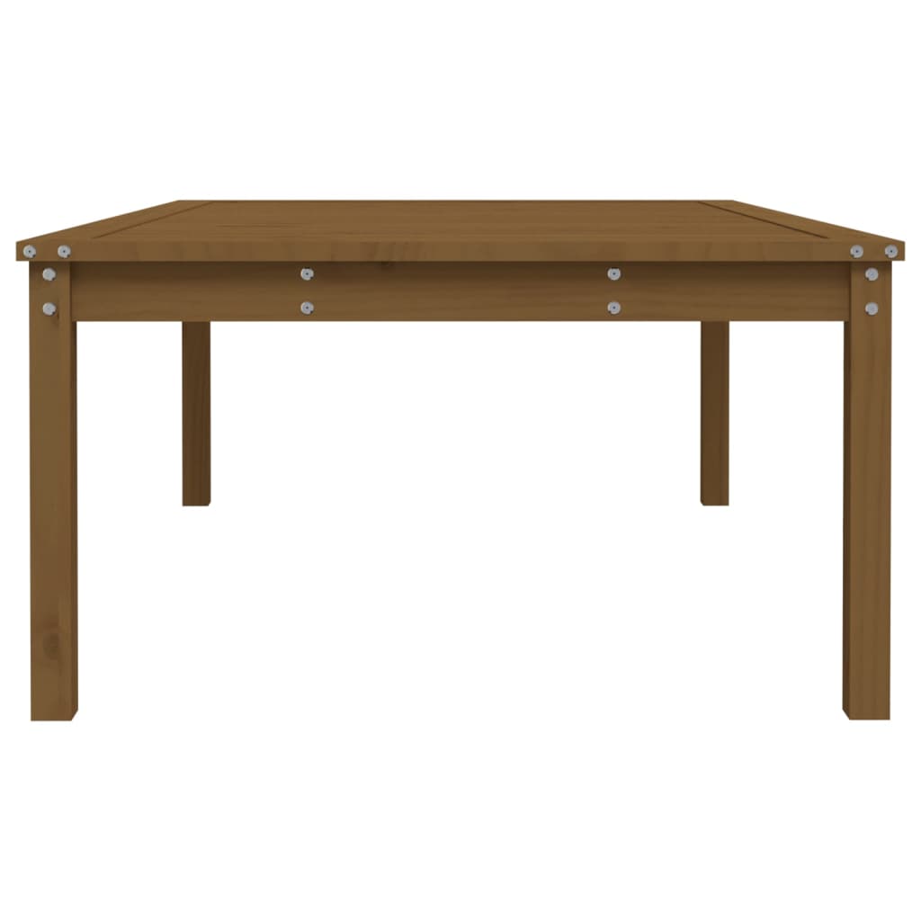 Tavolo da Giardino Ambra 121x82,5x45 cm Legno Massello di Pino 824130