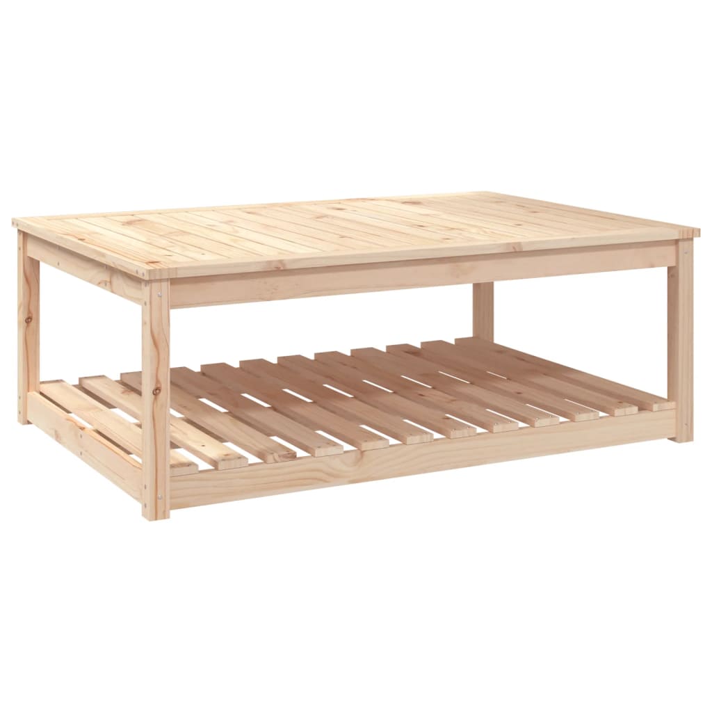 Tavolo da Giardino 121x82,5x45 cm in Legno Massello di Pinocod mxl 129909