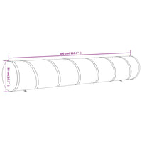 Tunnel per Cani Blu Ø 50x300 cm in Poliestere 172190