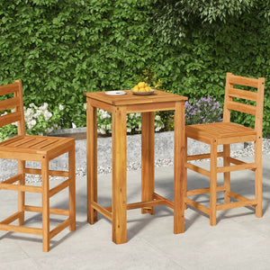 Tavolo da Bar da Giardino 60x60x105 cm Legno Massello di Acacia  cod mxl 34373