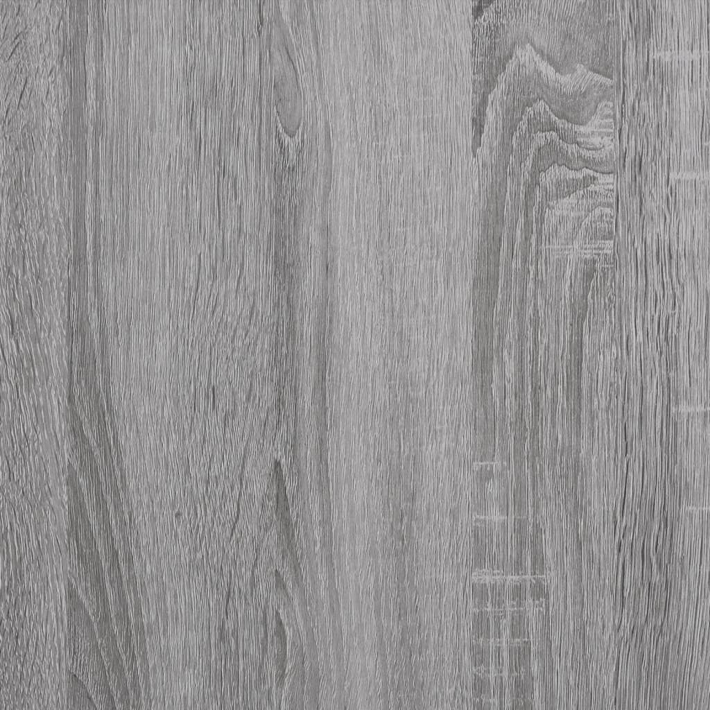 Scrivania Mensole Grigio Sonoma 102x45x148 cm Legno Multistrato 823006