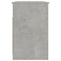 Scrivania Cassetti Grigio Cemento 102x50x76cm Legno Multistrato cod mxl 64780