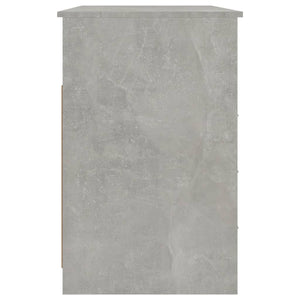 Scrivania Cassetti Grigio Cemento 102x50x76cm Legno Multistrato 823036