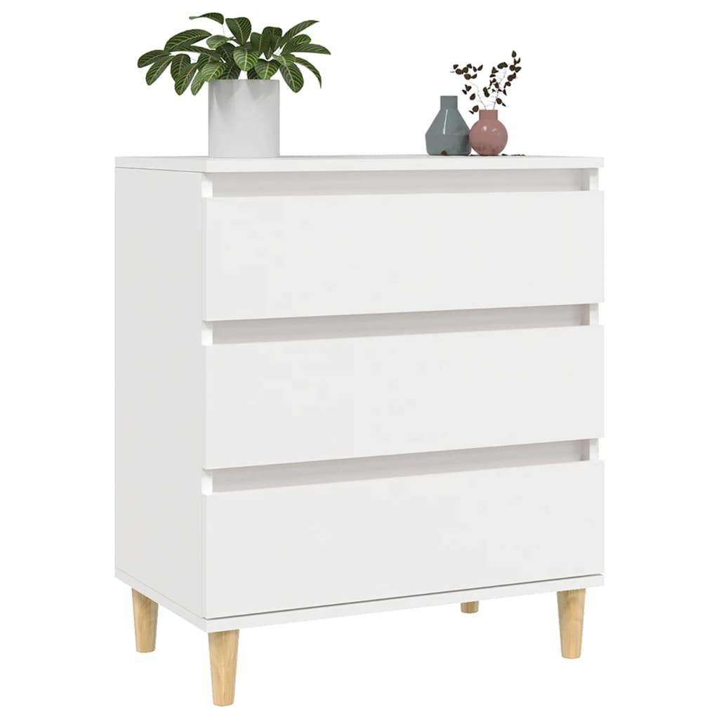 Credenza Bianca 60x35x70 cm in Legno Multistrato cod mxl 5759