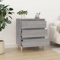 Credenza Grigio Sonoma 60x35x70 cm in Legno Multistrato cod mxl 27233