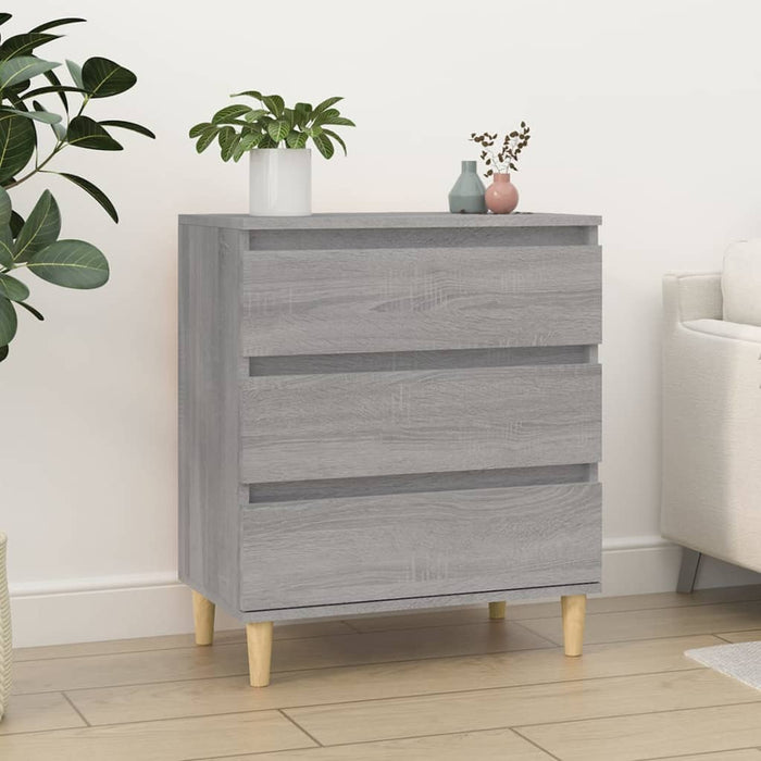 Credenza Grigio Sonoma 60x35x70 cm in Legno Multistrato cod mxl 27233