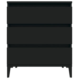 Credenza Nero 60x35x70 cm in Legno Multistrato cod mxl 28125