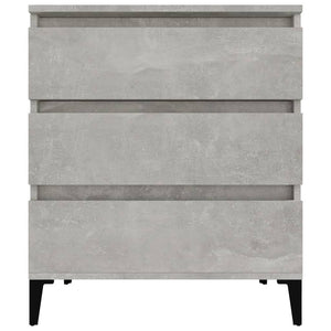 Credenza Grigio Cemento 60x35x70 cm in Legno Multistrato cod mxl 28126