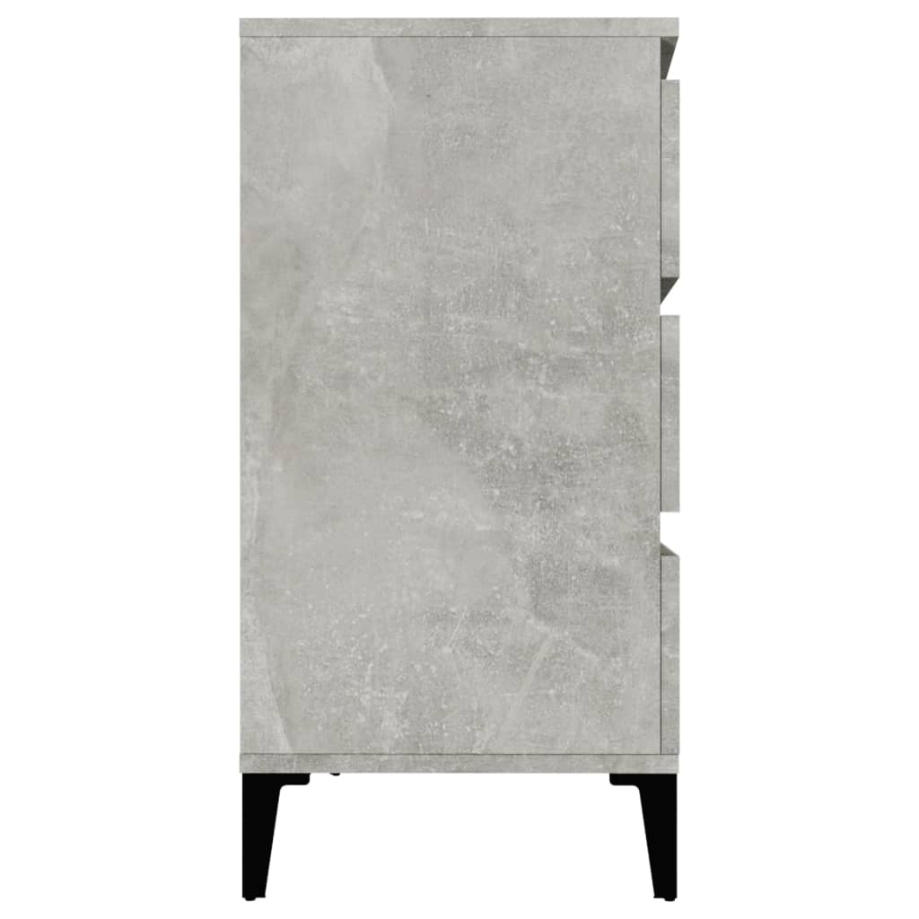 Credenza Grigio Cemento 60x35x70 cm in Legno Multistrato cod mxl 28126