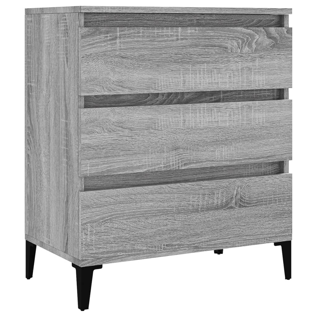 Credenza Grigio Sonoma 60x35x70 cm in Legno Multistrato cod 12461