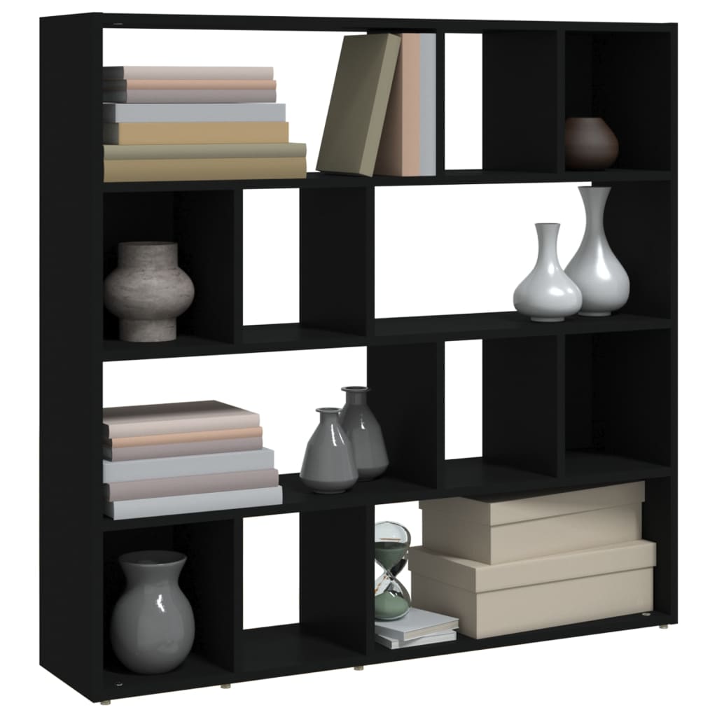 Libreria/Divisorio Nero 105x24x102 cm cod mxl 69424