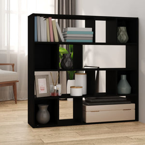 Libreria/Divisorio Nero 105x24x102 cm 823246