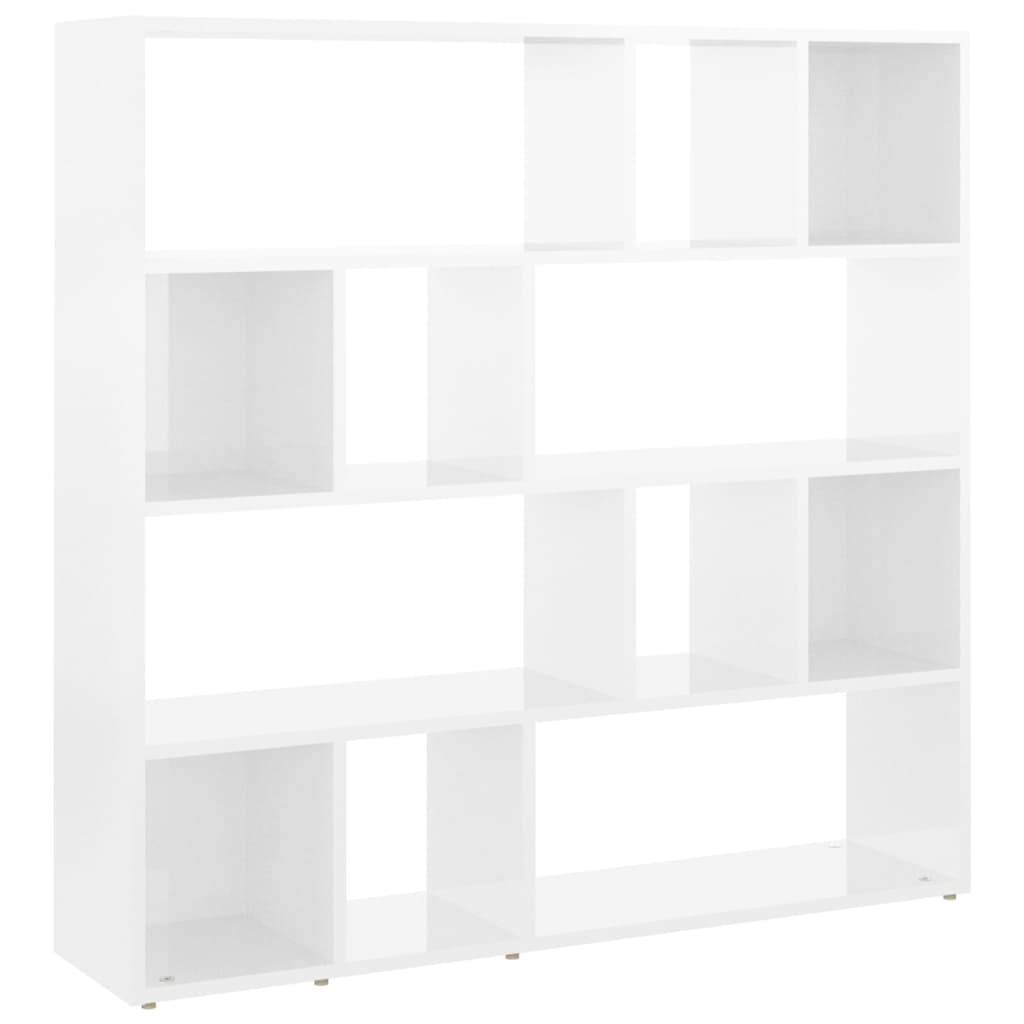 Libreria/Divisorio Bianco Lucido 105x24x102 cm cod mxl 66431