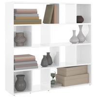 Libreria/Divisorio Bianco Lucido 105x24x102 cm cod mxl 66431